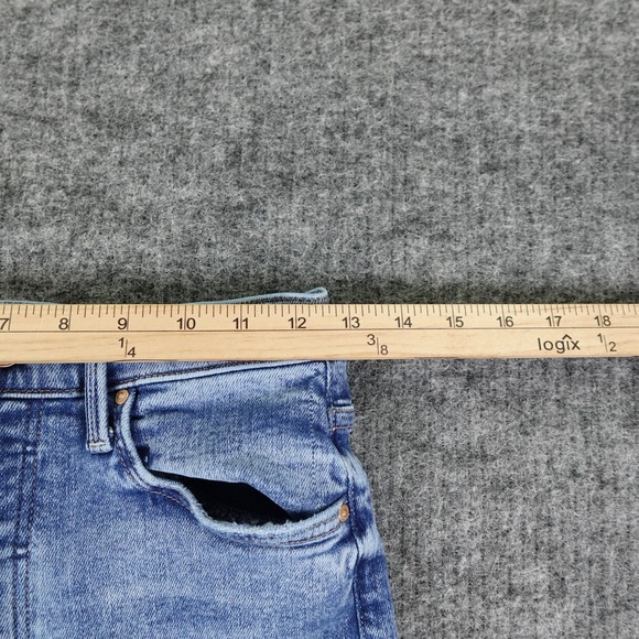 Mother Jeans‎ Womens 26 The Tomcat Ankle Fray Mid Rise Denim Raw Hem On The Road - Picture 16 of 16